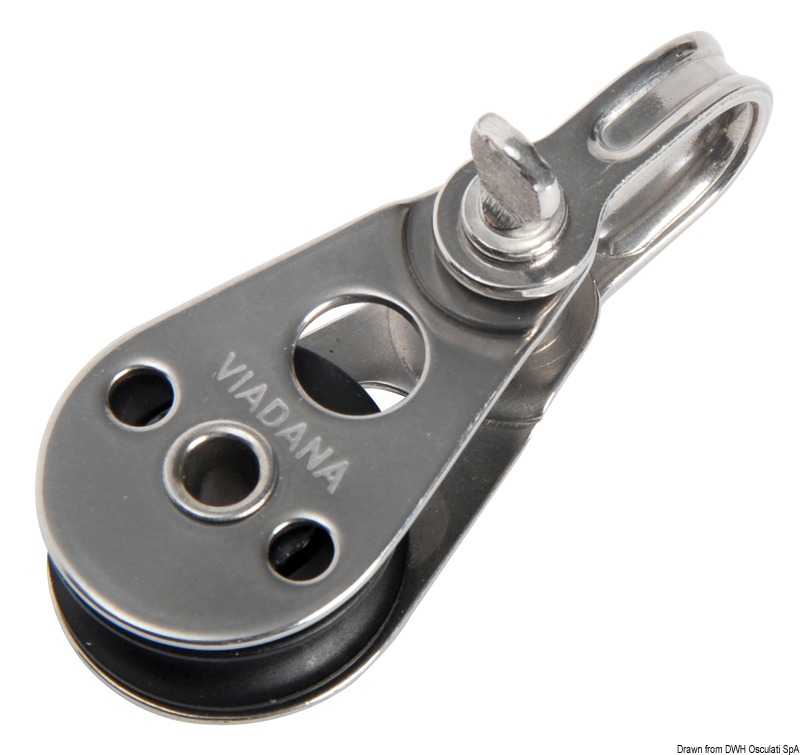 Aexit Poulies et poulies en nylon de type R - Fixation de câble - 6,35 mm - 68 poulies rondes - Blanc Aexit Poulies et poulies en nylon de type R - Fixation de câble - 6,35 mm - 68 poulies rondes - Blanc